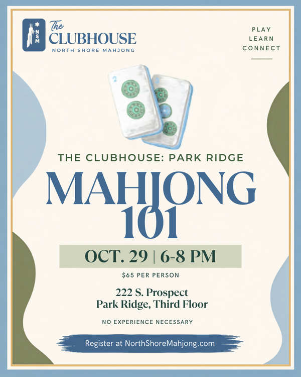 October 29 | Mahjong 101 | The Clubhouse | Park Ridge