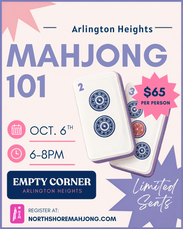 October 6 | Mahjong 101 at Empty Corner Arlington Heights | 6–8 PM